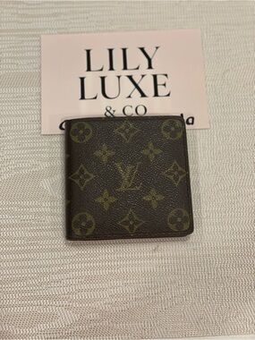 Louis Vuitton Monogram Canvas Bifold Marco Wallet 2003